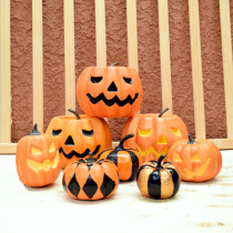 Simulation pumpkin halloween decoration party event props scene arrangement halloween old pumpkin