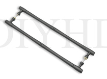 Black barn door slub handle Double-sided H handle