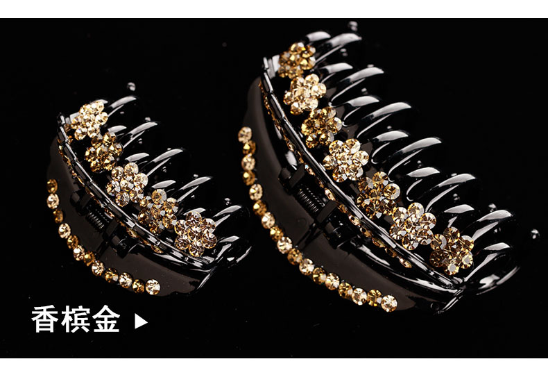 Hàn quốc phiên bản của đĩa đơn giản tóc để bắt lớn vừa rhinestone phụ kiện tóc cá tính đơn giản đồ trang sức đầu lấy kẹp tóc kẹp tóc đồ cột tóc