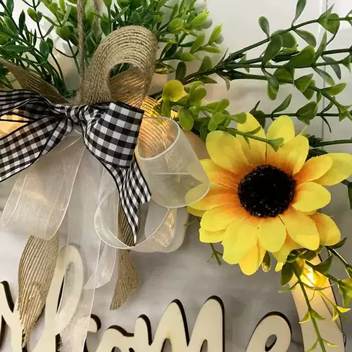 Скандинавский поддельный цветок, подвесной на стену, имитация цветка, настенная гирлянда для гостиной, украшение на стену, подвесной цветок, подвеска, приветственный дверной знак, подвесное украшение