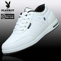 Playboy board shoes Mens fashion shoes mens sports casual shoes Korean version of the trend white shoes breathable wild mens shoes