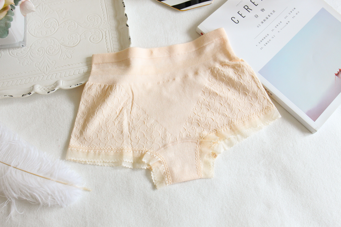 Mới Siêu thoải mái co giãn cao bằng vải cotton cao cấp cho nữ đồ lót ren đơn giản liền mạch tam giác tóm tắt 9 màu vào PK21 quan lot giay