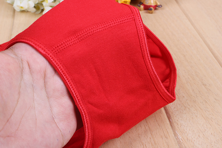 Đồ lót nữ của Butterfly Anns Big Red Zodiac Stretch Cotton Năm nay, eo cao mềm mại quần lót đúc su