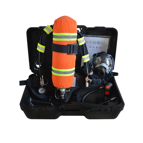 3C Аутентификация RHZK6.8L Положительное давление тип давления. Респиратор пожарного воздуха имеет 3C -сертификат.