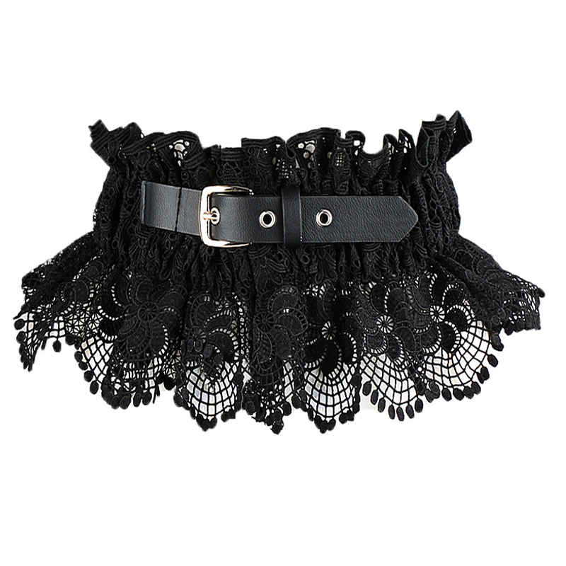 Lace Belt for Women, Wide, Suitable for Skirts, Fashionable and Versatile, Decorative for Shirts and Dresses, Waist Cincher, Lace Trim, Elastic Waistband