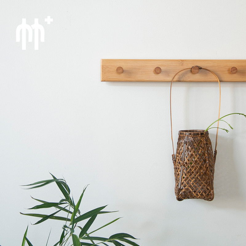 Nanzhu Wall-mounted Shelf Xuanguan Exam Dressing Room Hook-Long-Strip-Free Mounting Hole Hanger Wall Clothes Hanger Wall Clothing Cap Hook