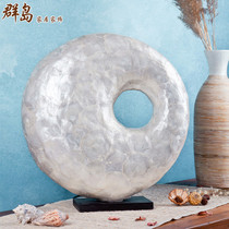 Promotion Import Lampshade Pure Handmade Shells Interior Living-room Living-room Table Lamps Creativity Lamps Decorative Lighting Pendulum decorations