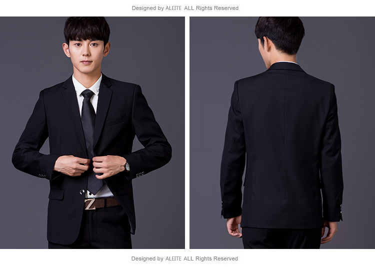 Phù hợp với phù hợp với nam giới formalwear kinh doanh bình thường phù hợp với nam giới mặc chuyên nghiệp overalls thanh niên sửa chữa lớp kích thước lớn áo