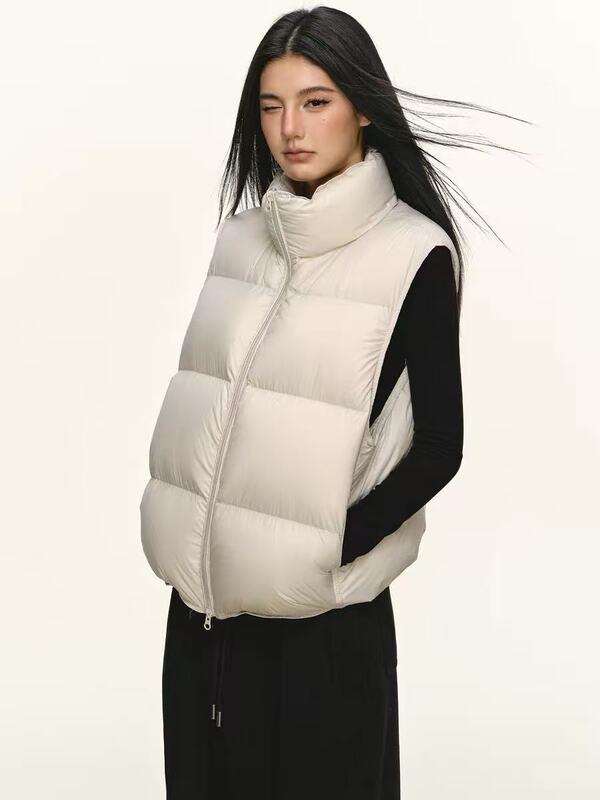 So Cheap~ Original 268~ High-Density, Thick, Warm White Duck down Vest!