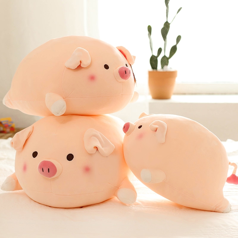 Japanese pig pig pillow super cute pink pork doll cushion bed girl sleeping cute plush toy