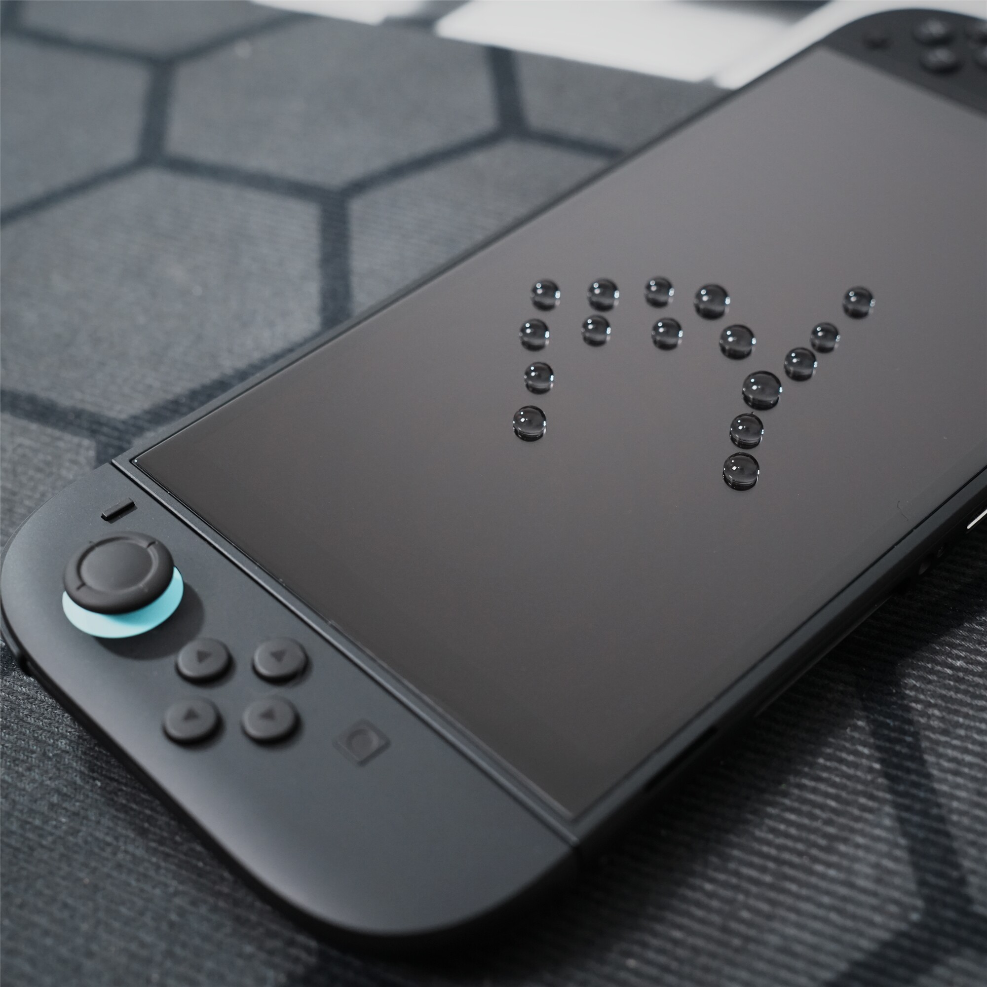 switch钢化膜 fy适用于switch2【定制大弧边】全透明玻璃钢化膜【除尘定位框】