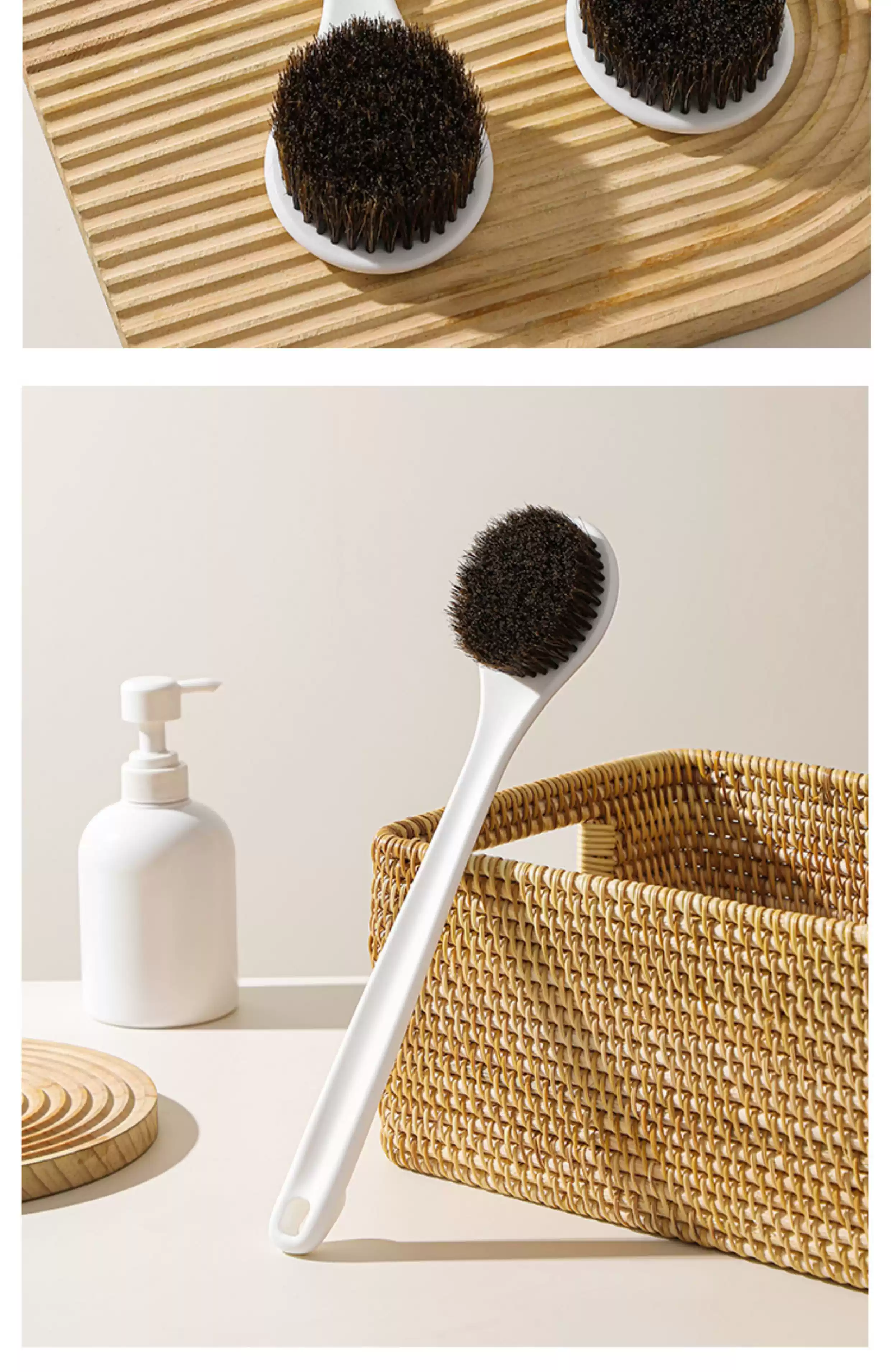 BLACK EGG Boar Bristle Brush For Wet/Dry Hair - Smoothing, Massaging, Detangling, Reduce Frizz, Restore Shine - Bamboo Brush For Women, Men, Kids - View #8
