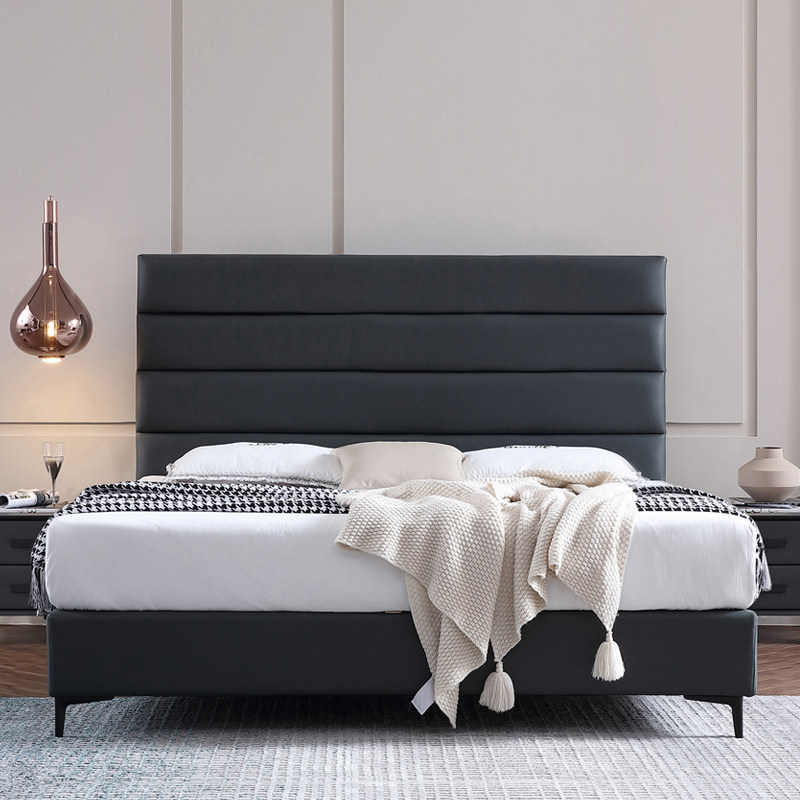 Italian minimalist Limited Bottom Modern Little House Master Bed Nordic 5 star Aparthotel Furniture
