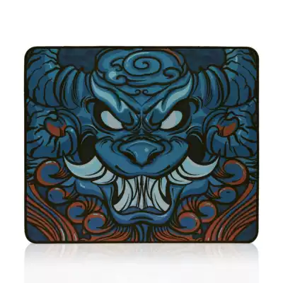 Tiger charm e-sports bully mouse pad mesh pattern rough weave Tiger bully oversized edging e-sports National Wind
