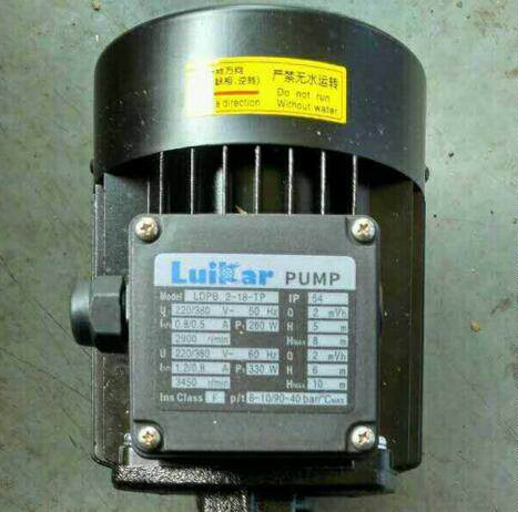 Engraving machine milling special oil pump pump LDPB2 - 18 new new cast iron RuiKar electric