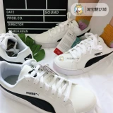 Puma/彪马 Smash Vulc Casual Board Shoes Boyt Cherry Blossom Powder White Powder Черно-белая мужская обувь 359622-05-15