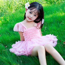 Childrens swimsuit pants one-piece girl princess swimsuit foreign air 1 summer 3 years old 2 baby girls swimsuit 4 a foreign gas