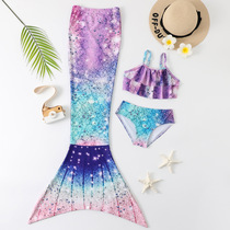 Mermaid tail children swimsuit girls clothes fish tail swimsuit girls baby princess skirt swimsuit set