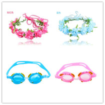 Childrens jewelry Garland hair accessories crown stick wig frog mirror