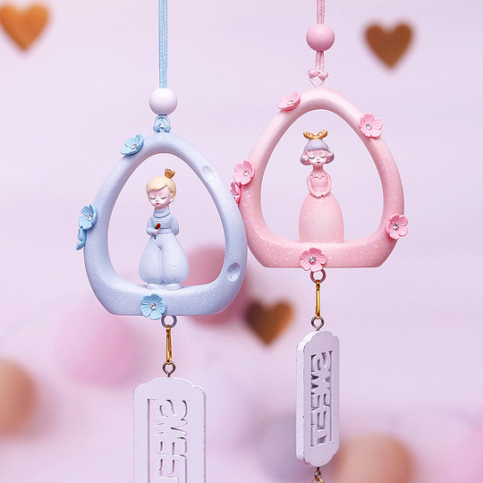 Girly bedroom room decoration wind chime pendant Nordic pendant living room creative Japanese door birthday gift