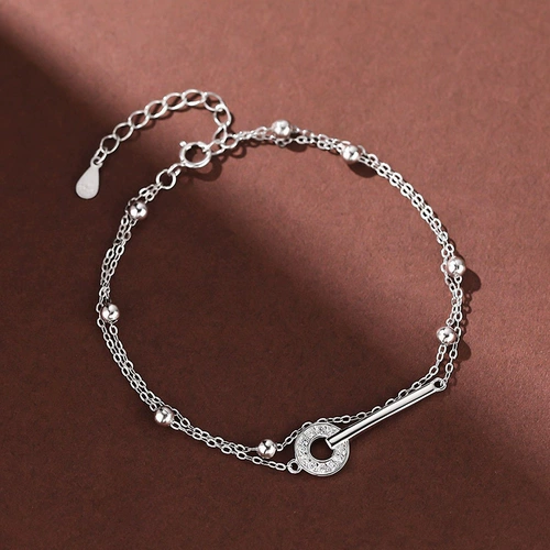 Кольцо, браслет, изысканное ювелирное украшение, серебро 925 пробы, легкий роскошный стиль, коллекция 2023