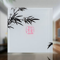 Smart touch art switch 86 home 220V lighting wireless touch free veneer panel remote RF remote control