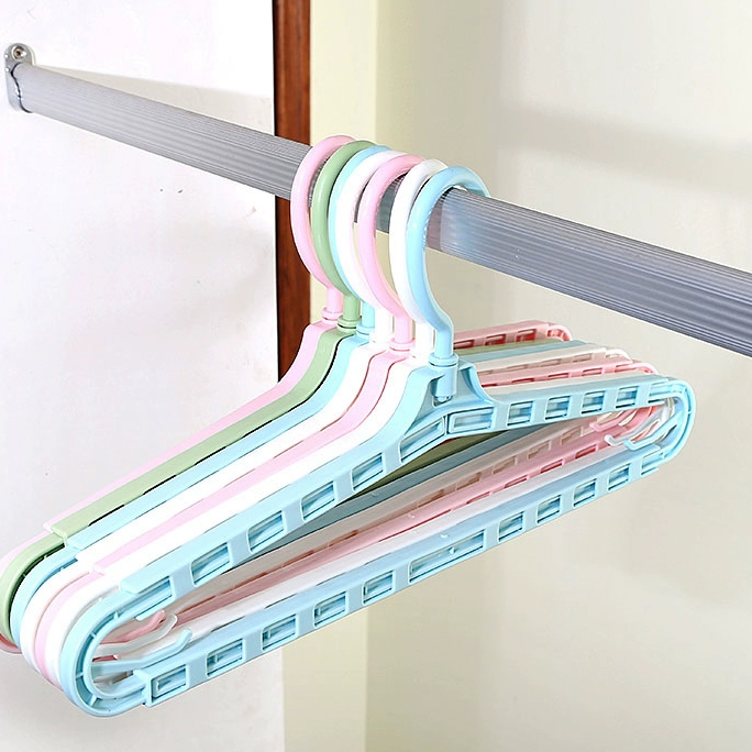 Móc áo làm mát có thể thu vào và mở rộng, chăn ga trải giường có thể xoay, giá phơi quần áo chống gió đa chức năng - Hệ thống giá giặt