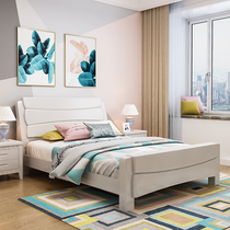 Childrens bed single bed cot 1m boy bed economical 1 2 m bed 1 35 m 1 5 m solid wood storage bed