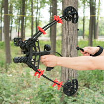 Pterodactyl car steel ball bow Triangle bow Dual-use short shaft composite bow Advanced slingshot Alloy bow and arrow