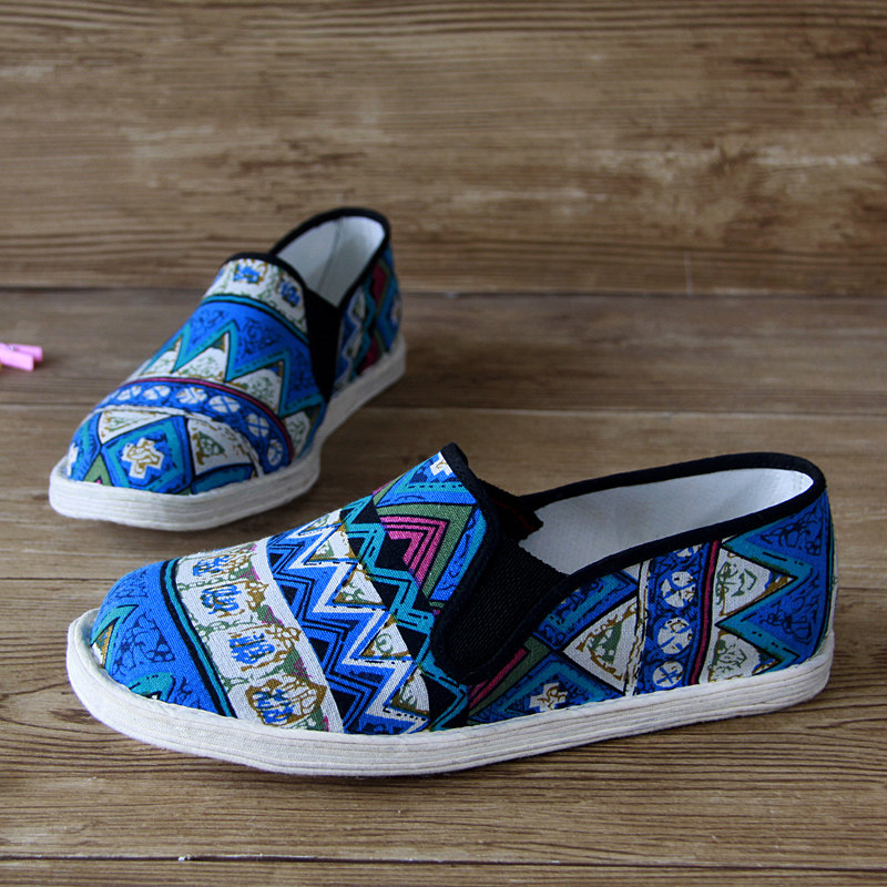 China blue melaleuca bottom cloth bottom mens womens shoes couple spring and autumn fashion breathable wear casual soft bottom cloth shoes