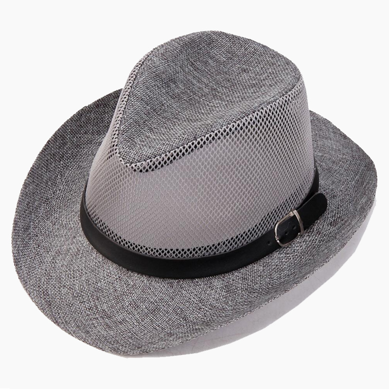 Middle Aged Seniors Hat Men Casual Old Man Grass Hat Summer Breathable Sun Hat Leisure Spring Autumn Thin web yarn Courtesy Hat