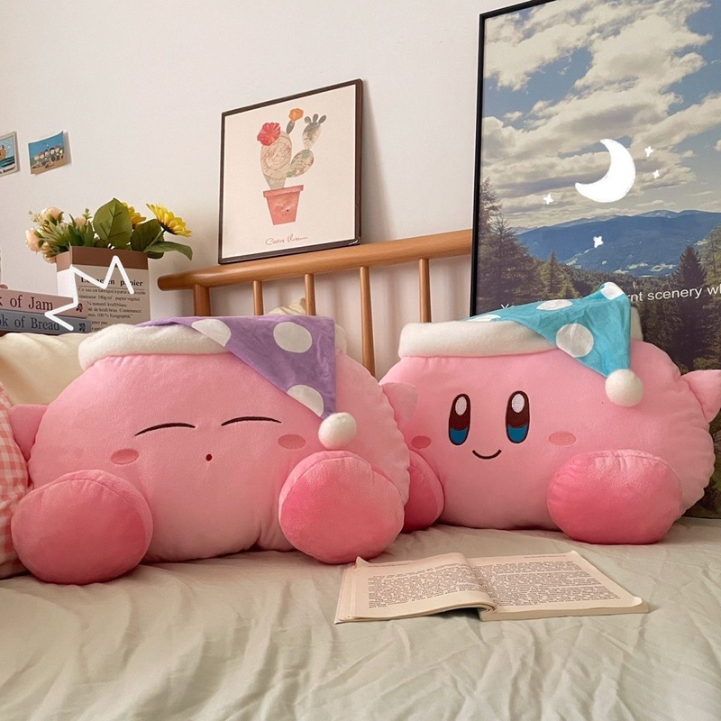 Cute Kirby Pillow Birthday Gift for Girls, Girly Sleeping Companion Doll, Office Car Cushion Backrest Cute Kirby Pillow Birthday Gift for Girls, Girly Sleeping Companion Doll, Office Car Cushion Backrest