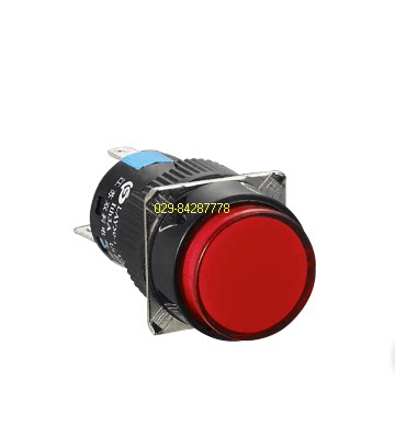 Dual circular button LAY50-16A-11T Self-lock button 16 aperture LAY50-16AY-11T R