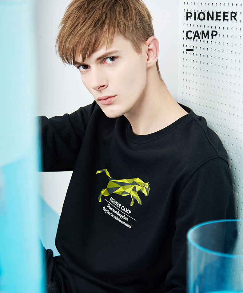 Sweatshirt homme PIONEER CAMP  ROADER en Coton - Ref 3130085 Image 7