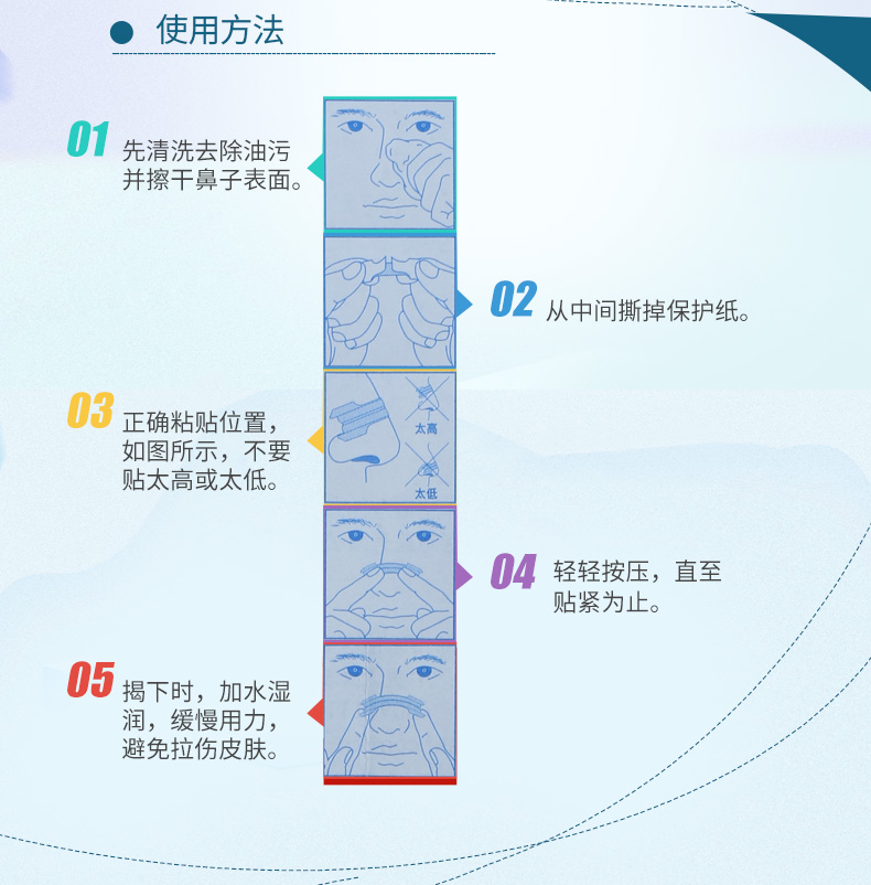 康贝文 通气鼻贴 10片 专治鼻塞 图5