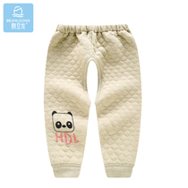 Han Bean Dragon Baby Warm Pants Autumn Winter Children Pure Cotton Thickened Pants Baby Pure Cotton Outwear Beating Bottom Clip Cotton Long Pants
