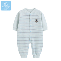 Han Bean Dragon Baby Suede Cotton Spring Autumn Newborn Child Khaclothes Climbing M812303K