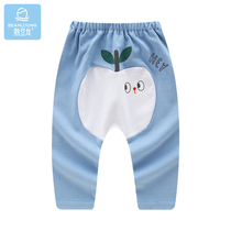 Bean Dragon Baby pants Spring and Autumn wear men and women big pp pants newborn baby cotton autumn big butt pants