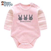Bean Dragon Butter Clothes Baby Long Sleeve Velvet Cotton Spring and Autumn 612535