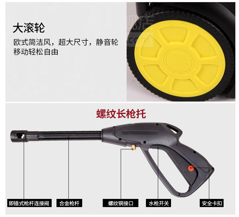 Автомойка 熊猫2062a静音自吸家用高压洗车清洗机 220v 洗车机感应电机水枪 PANDA SOFTWARE