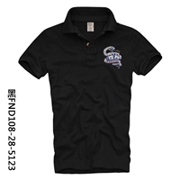 Mùa hè 2019 mới af nam áo thun ngắn tay ve áo POLO áo sơ mi Paul size lớn màu rắn Anh quần áo nam giản dị - Polo áo polo nam