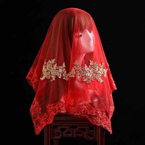 2023 Новое кружевное невеста Hijae Red Make Short Wedding Retro Wersatile Китайская вышивка свадебное платье xipa hijada