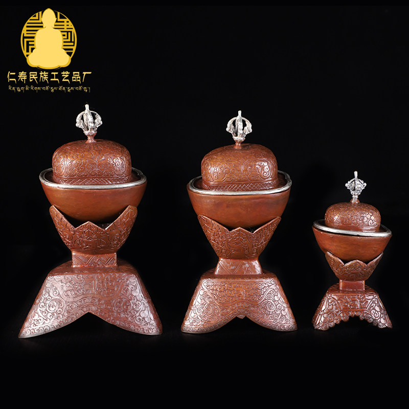 Nepalese copper Tibetan Buddhist Toba provides a fine and exquisite Tibetan for God