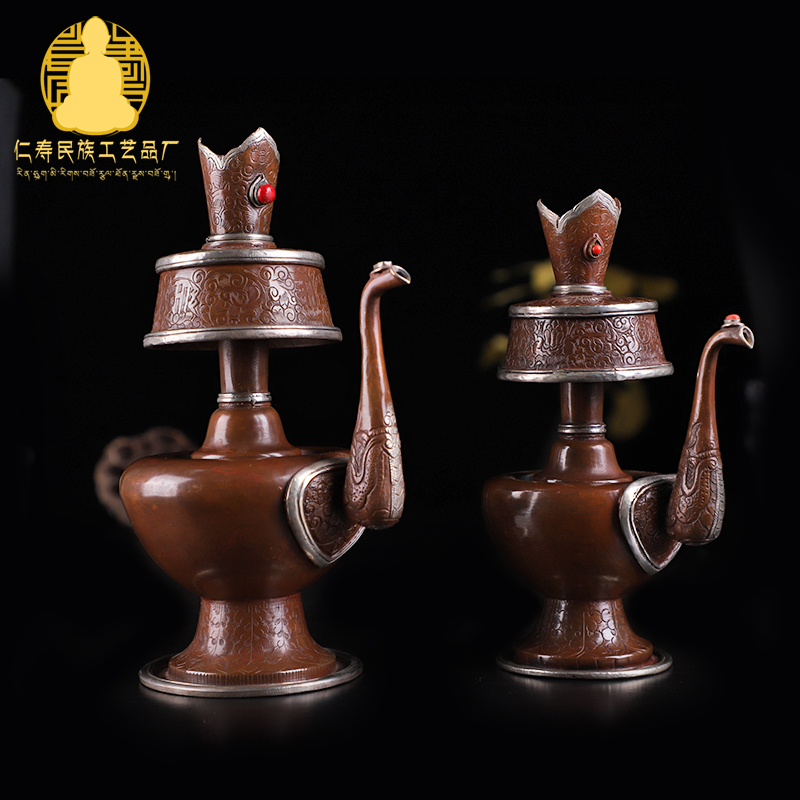 Nepal imported handmade copper water purification bottle Penba pot empowerment ritual Wenba bottle