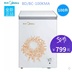 tủ đông alaska bd-400c Midea / beauty BD / BC-100KMA hộ gia đình ngang nhiệt độ đơn tủ đông nhỏ tủ lạnh tủ lạnh tủ đông tươi - Tủ đông tủ kem nhỏ Tủ đông