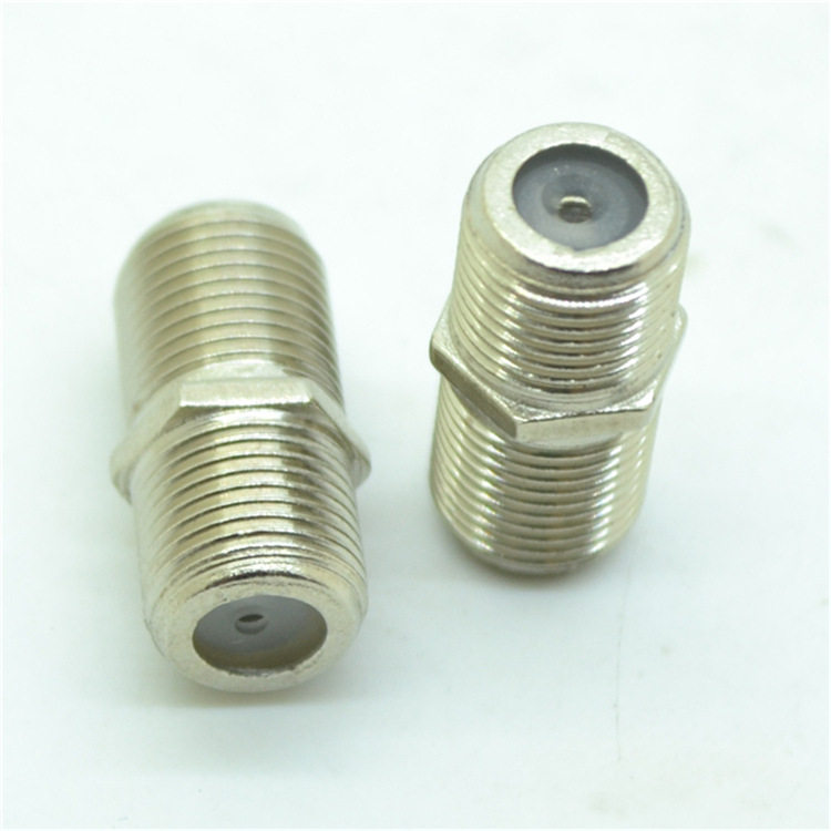 Cable TV connector TV line straight through dual - pass F head docking direct British F81 docking
