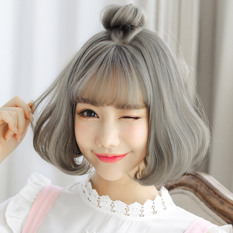 Usd 29 30 Wig Female Short Hair Bobo Head Short Curly Hair Korean