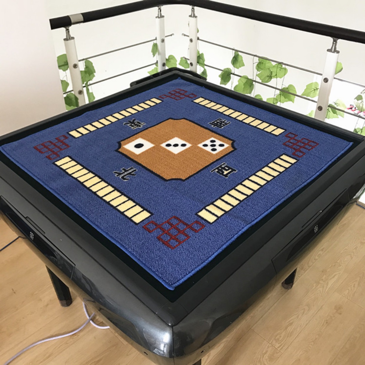 Mahjong khăn trải bàn vuông dày giảm thanh chống trượt Mahjong vải Mahjong chăn còng tay Mahjong khăn trải bàn - Các lớp học Mạt chược / Cờ vua / giáo dục bộ cờ vua nam châm