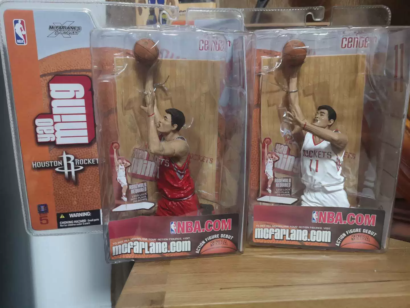 McFarlane NBA Thế hệ thứ 5 Yao Ming Rockets Bóng rổ Búp bê Búp bê Mô hình Bàn tay Văn phòng Aberdeen Trang trí - Capsule Đồ chơi / Búp bê / BJD / Đồ chơi binh sĩ