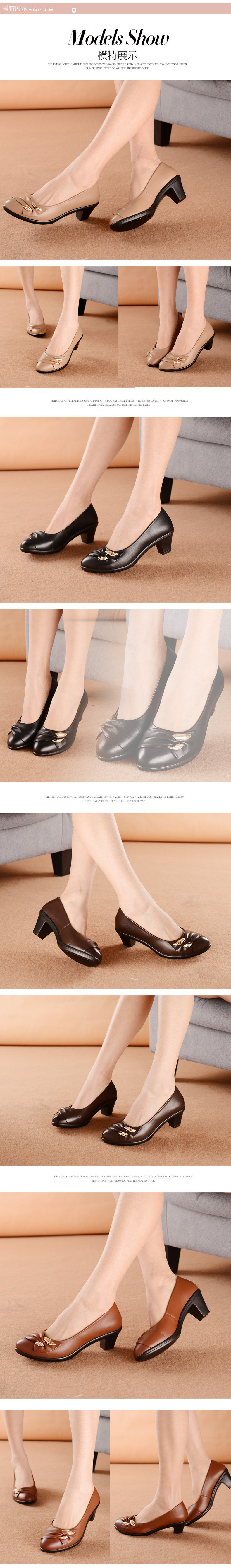 Chaussures de printemps Moyen-âge, 40-60 ans,  confortable - Ref 916899 Image 9